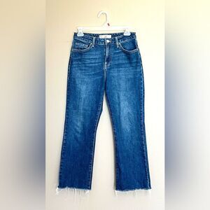 Topshop Moto Dree Raw Hem Jeans